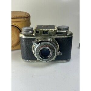 UNTESTED AS IS Bolsey B2 35mm Rangefinder Camera, Wollensak 44mm f/3.2 Lens